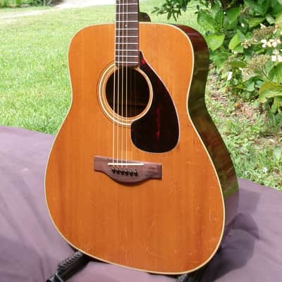 1972 Yamaha FG-180 Jumbo Dreadnought - Natural image 4