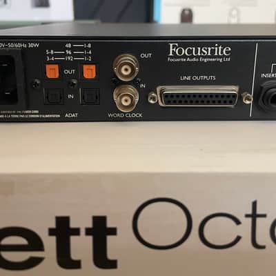 Focusrite Clarett OctoPre 8-Channel Mic Preamp with ADAT I/O 2017 - Present - Red image 6