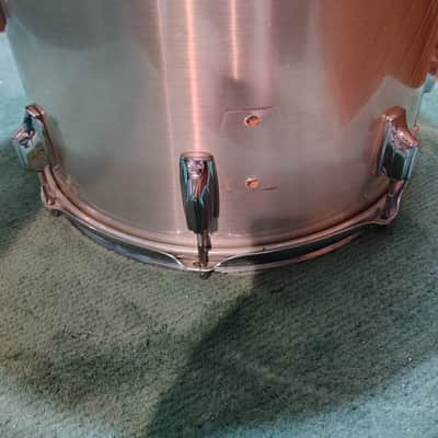 Tama Imperialstar 16x16 Floor Tom/Rack Tom 1981 - Metallic Hairline Chrome image 4