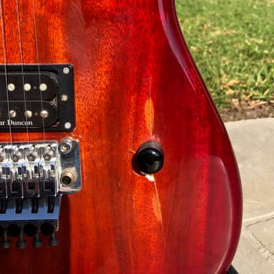 Warmoth Strat  Trans Red Burst image 6