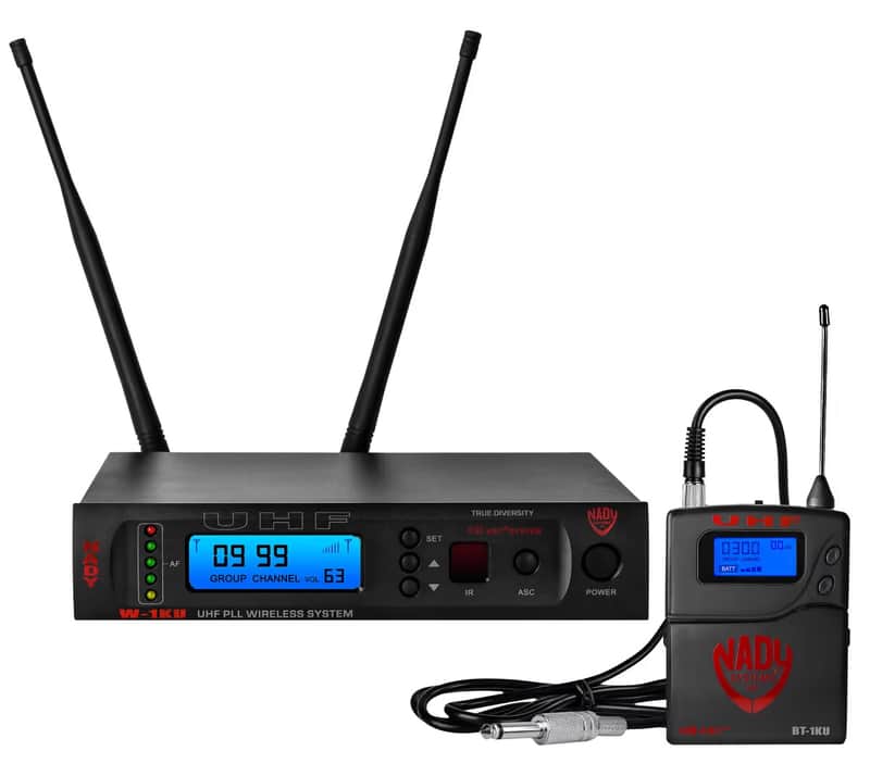 Nady W-1KU GT True Diversity 1000-Channel Professional Guitar/Instrument Wireless System image 1
