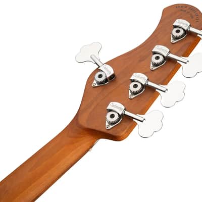 Sadowsky MetroExpress 21-Fret Vintage J/J Bass, Morado Fingerboard, 5-String - Solid Candy Apple Red Metallic High Polish image 8