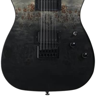 Schecter PT Standard Electric Guitar - Black Fade Burst Burl image 2