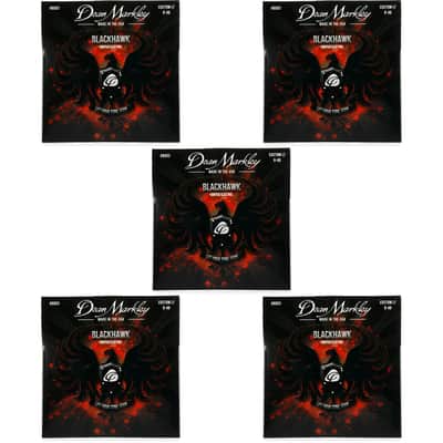 Dean Markley Blackhawk Coated Electric Guitar Strings - Custom Light  .009-.046 (5-Pack) image 1