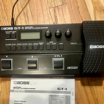 Boss GT-1 Guitar Effects Processor 2025- Present - Black image 2