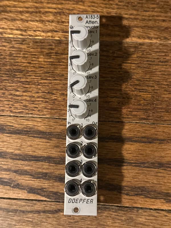Doepfer A-183-5 Quad Attenuator - Silver image 1