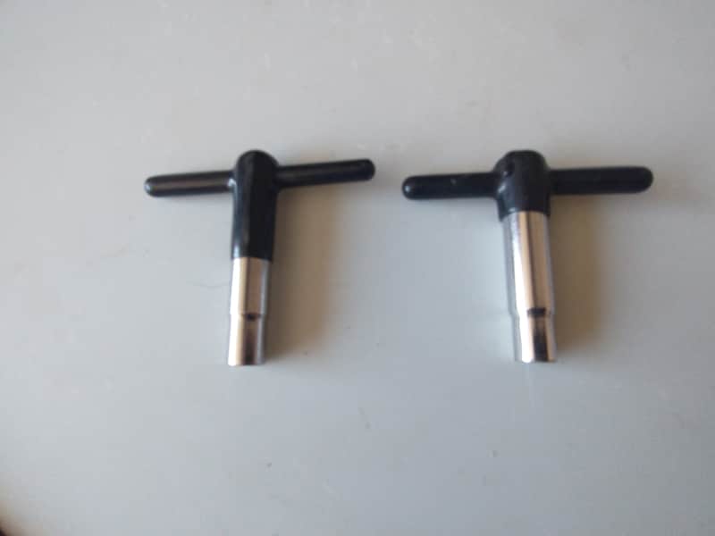 Unknown (2) large T handle drum tuning keys, DW? Excellent image 1