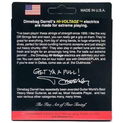 DR Strings Dimebag High Voltage DBG-10/52  Medium Heavy Bild 3