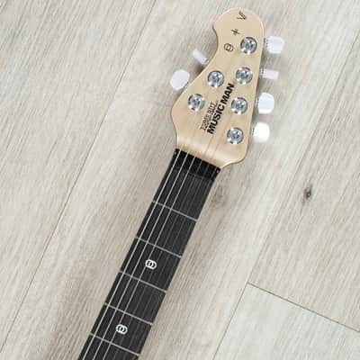 Mint Ernie Ball Music Man St. Vincent Goldie Guitar, Ebony Fingerboard, Roasted Maple Neck, Cashmere image 8