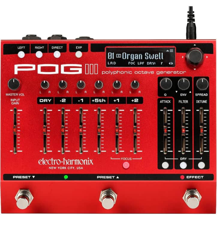 Immagine Electro-Harmonix POG3 Polyphonic Octave Generator 2024 - Present - Red - 1