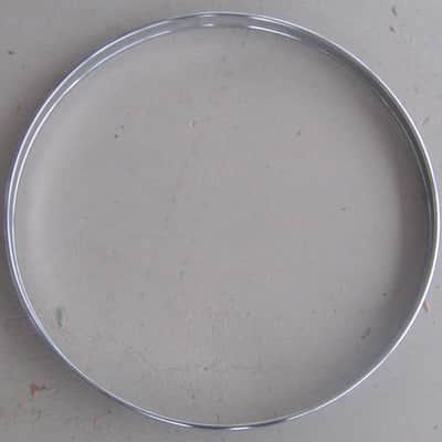 Chinese 22" Bass Drum Rim 2010s - Chrome/Black image 2