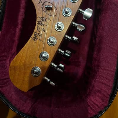 【Masterpiece】Japanese Hand Crafted Exotic 1-Piece Burl Bubinga! Black Zoo Works Rotan - Handmade in Japan | Suhr Aldrich | image 7