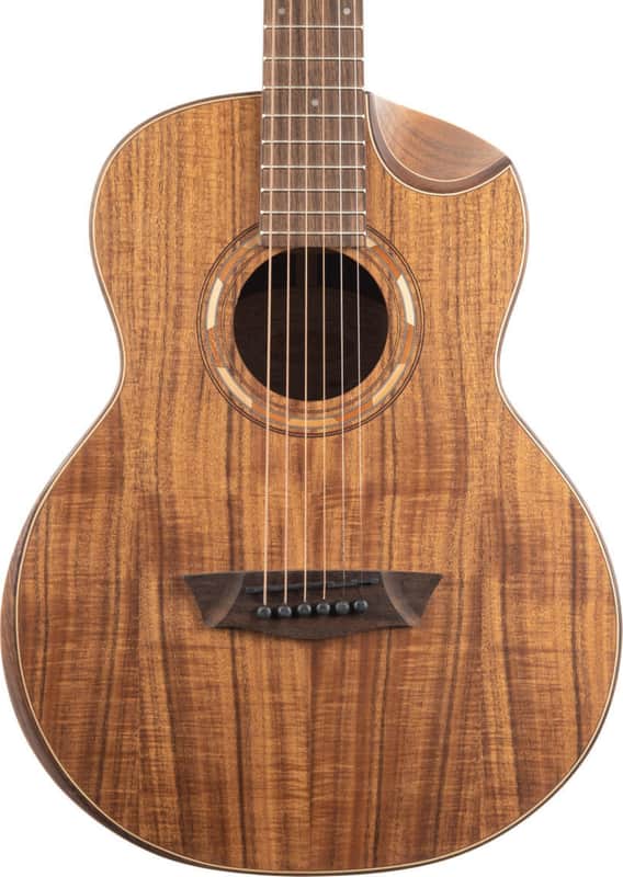 Washburn GM55 Koa Grand Auditorium Acoustic Guitar, Koa Top image 1