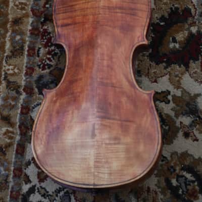 Vintage Czech Full Sized Violin with Bow and Case image 9