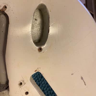 Fender Stratocaster 1961 Body Olympic White Refin image 18