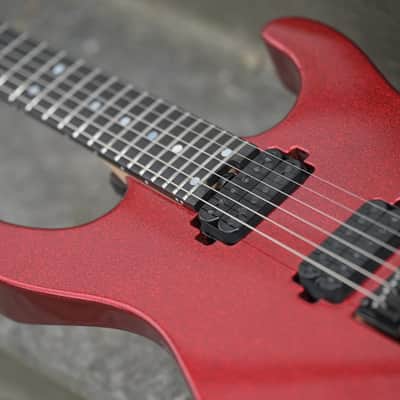 Charvel Custom Shop Limited Edition DK24, Bare Knuckle PU - Red Sparkle image 9