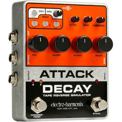 Electro-Harmonix ATTACK DECAY Tape Reverse Simulator Pedal image 2