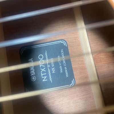Yamaha NTX700 Acoustic Guitar 2010s - Natural image 3