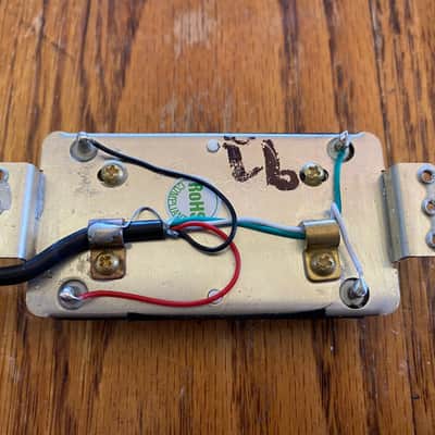 Fender Player Strat Bridge or Neck Humbucker Pickup Alnico 2 White 7.6k image 3