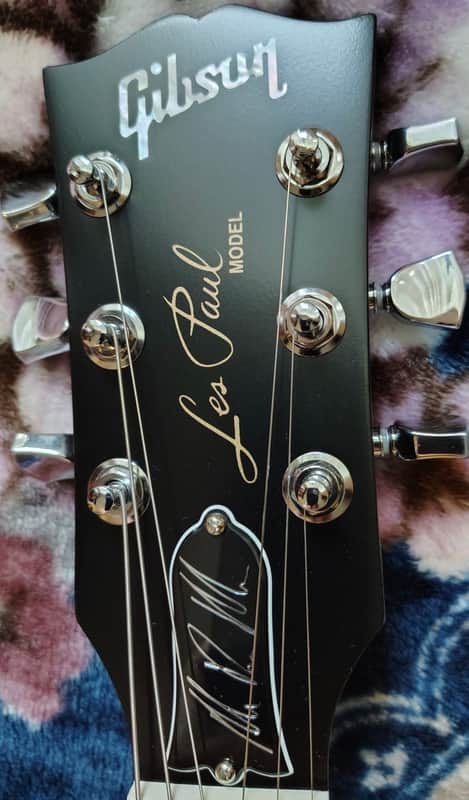 Gibson Mark Morton Signature Les Paul Modern Quilt 2026 - Translucent Ebony Burst Satin
