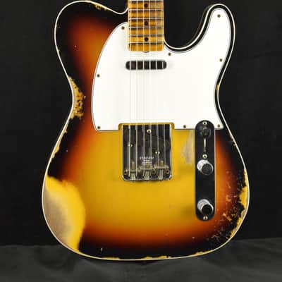 Fender Custom Shop '65 Tele Custom Heavy Relic - Faded 3 Color Sunburst image 1