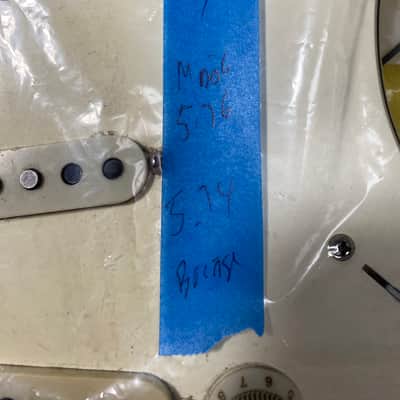 Fender Stratocaster 1967 Original Loaded Pick Guard. 1967 White image 16