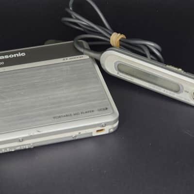 Panasonic SJ-MJ100 Portable MD Player MiniDisc mdlp silver VGC WITH REMOTE image 3