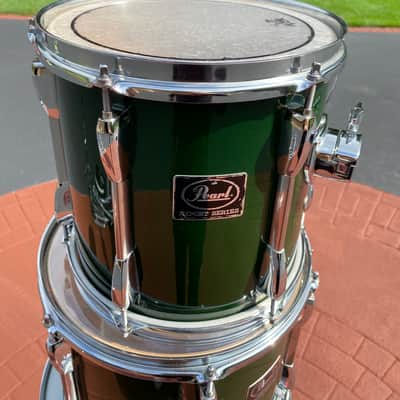 Pearl Export Series Green Drum Kit -22” Kick, 12", 13", 14" Tom 14” Snare image 7
