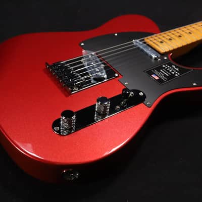 Fender American Ultra II Telecaster Maple Fingerboard Sinister Red 121 image 1