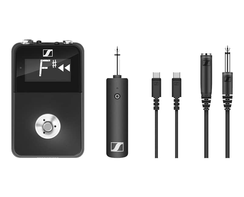 Sennheiser XSW-D Pedalboard Set w/ Wireless Receiver, Belt Clip, Extension Cable image 1