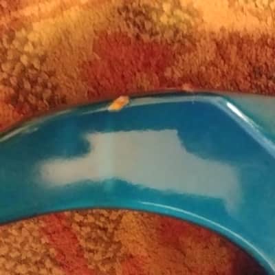 Chandler Super Strat Body And Neck - 80s? 90s? Blue Flame - Similar to Kramer or Jackson image 5