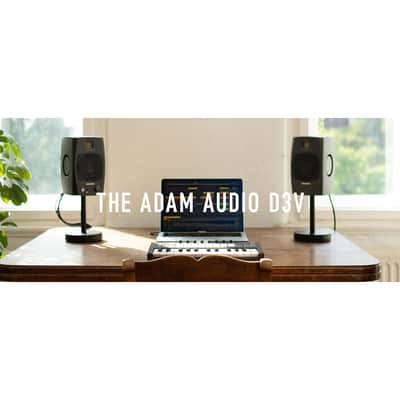 ADAM Audio D3V Active Desktop Monitoring System with USB-C Connection (Pair), Black image 9