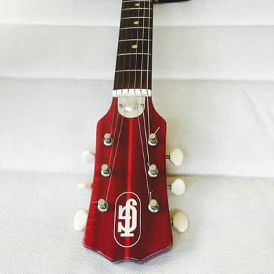 Julio Giulietti A2 1960's Semi Hollow Body Guitar and Hard Shell Case image 2