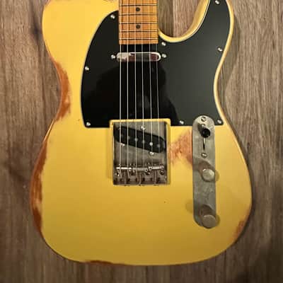 Big River “Moses” T-Style • Aged Butterscotch Nitro • Roasted Maple Neck • A5 Vintage 50’s P/U’s image 3