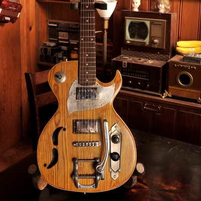 Postal Guitars Delta Zephyr--F hole edition 2013 Natual image 2