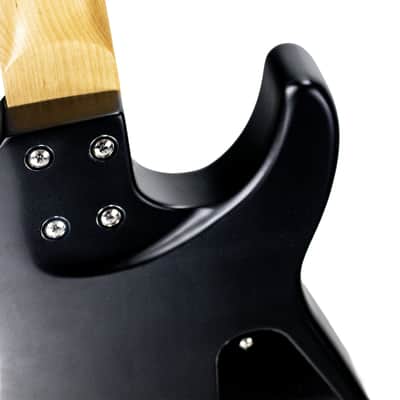 Sawtooth Left Handed ST-M24 Alder Wood Electric Guitar, Satin Black image 6