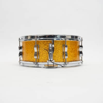 Ludwig 14” x 5.5” Jazz Festival in Gold Sparkle 1966 1966 image 3