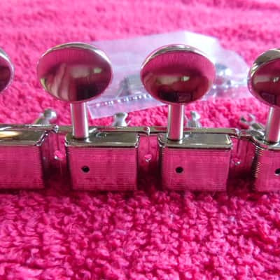Kluson Supreme Vintage Style 6 Inline (KTS9105MN) 18:1, Nickel. Free Shipping. image 6