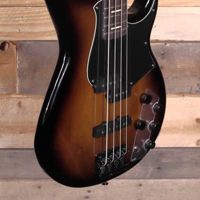 Yamaha BB734A 4-String Bass Guitar Dark Coffee Sunburst w/ Gigbag image 2