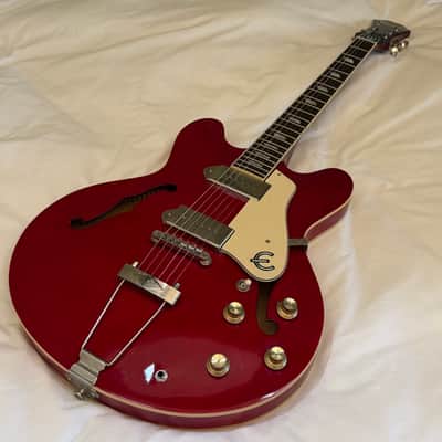 2012 Epiphone Casino - Last of the Made in Korea (MIK) Casinos - Cherry - Free Pro Setup - 5.9 lbs image 13