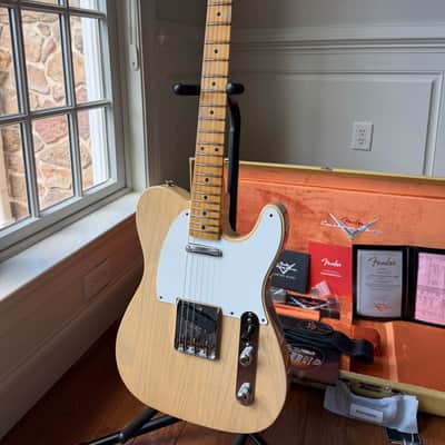 2026 Fender Custom Shop ‘58 Telecaster B6 Top Loader Journeyman - Super Aged Dirty White Blonde image 3