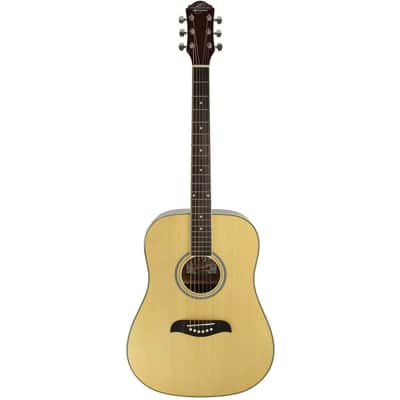 Oscar Schmidt ODN Dreadnought Acoustic Guitar, Natural image 1