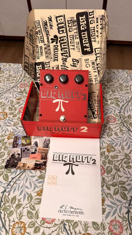Electro-Harmonix / JHS Big Muff 2 Dual Op-Amp Fuzz 2025 - Red image 1