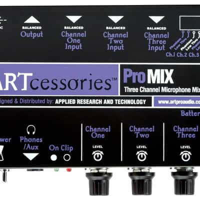 ART ProMix | 3-Channel Microphone Mixer. New with Full Warranty! image 1
