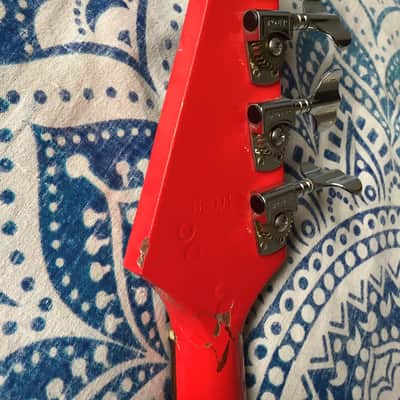 B.C. Rich Ironbird Neck-Tru Bass 1980s Ferrari Red image 15