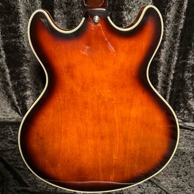 D'Angelico Premier DC Brown Burst With Free Gig Bag image 3
