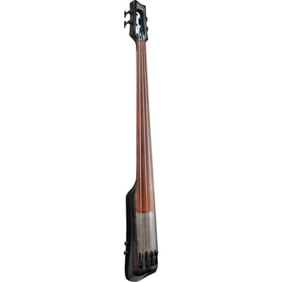 Ibanez UB804 UB Upright 4-String Bass w/ Gig Bag - Black Ice Burst Low Gloss image 2