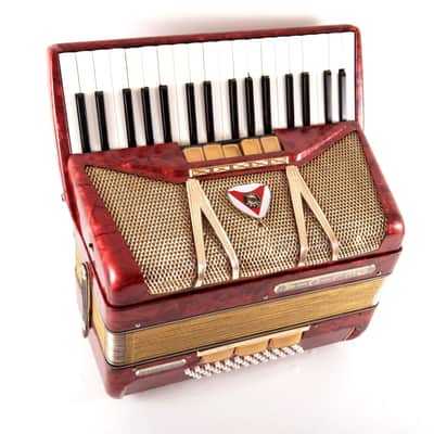 Rare Vintage Accordion Delicia Accord V 48 bass,8 registers (5+3)~Czech Republic - Video image 3