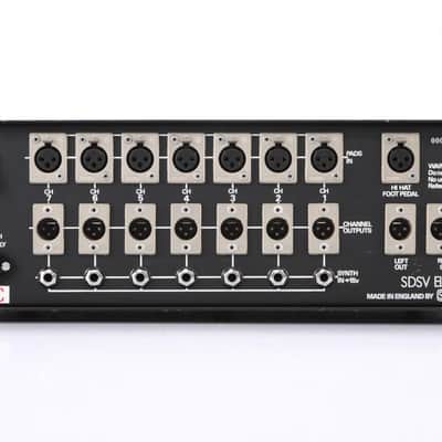 Simmons SDSV Electronic Analog Modular Drum Synthesizer w/ XLR Cables #50522 image 10