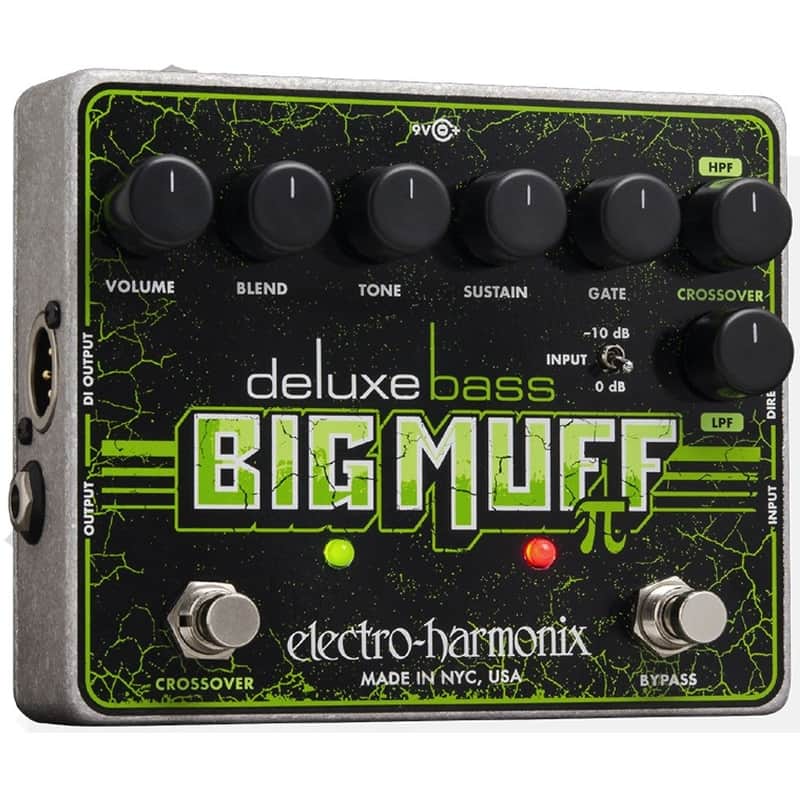 Electro-Harmonix Deluxe Bass Big Muff Pi Bass Fuzz Distortion Effects Pedal image 1